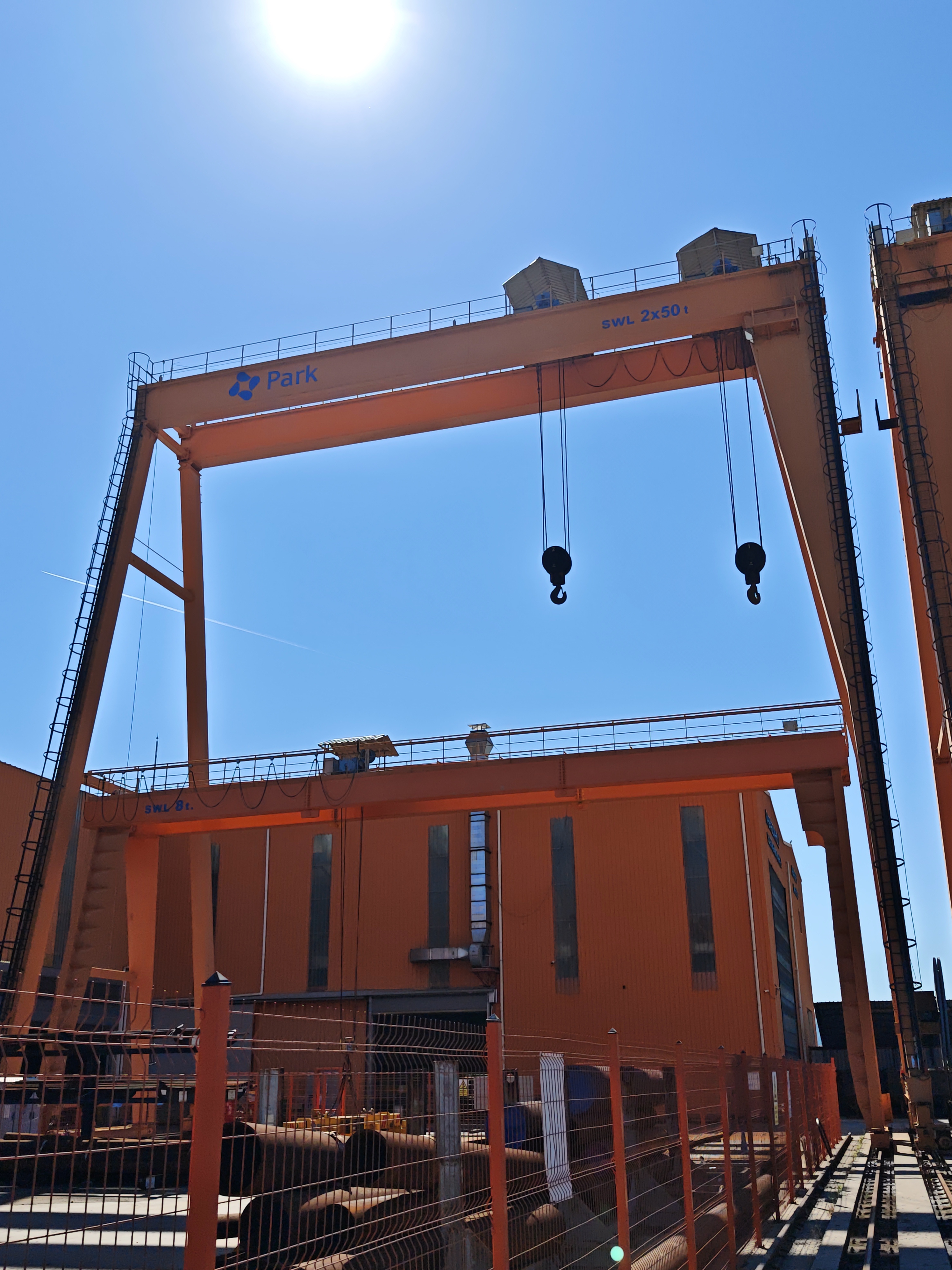 V-04 2X50 TON PORTAL VİNÇ